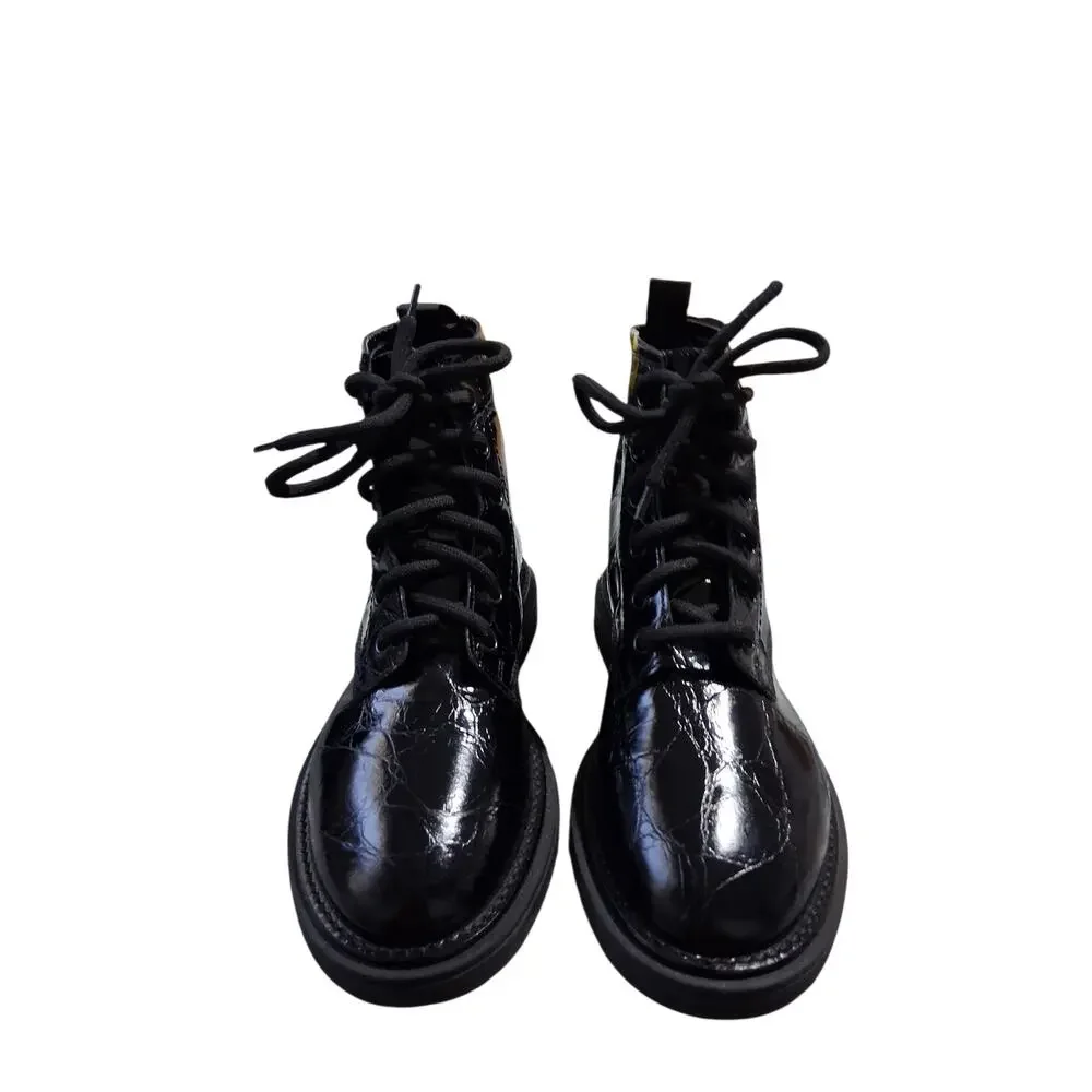AGL Moreen lace-up Boots Women's Size 35/5 Combat Witchy Whimsigoth Fairygoth‎